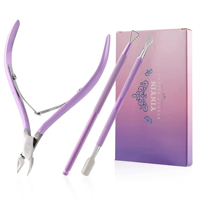 Fashionable Cuticle Trimmer with Cuticle Pusher and Cutter-YINYIN Cuticle Nipper Premium