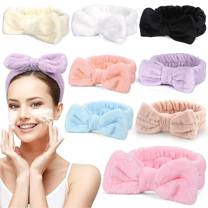 Fine UMIKU 8 Pack Facial Headbands for Women Trendy
