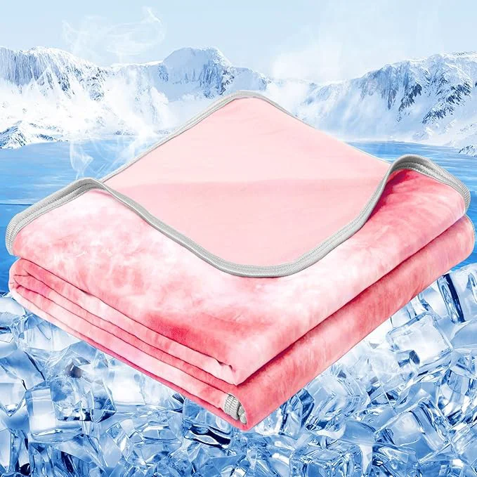 Premium inhand Cooling Blanket Queen Size 90 quot x90 quot Cooling Blankets for Hot Sleepers Absorbs Heat to Keep Adults Cool for Summer Nights Sweats Thin Cold Lightweight Blanket for Couch Bed All Season Use Fashionable