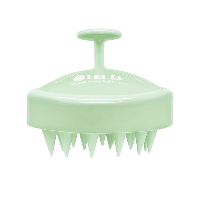 Exclusive HEETA Scalp Massager Hair Growth Soft Silicone Scalp Scrubber Shampoo Brush Relaxed