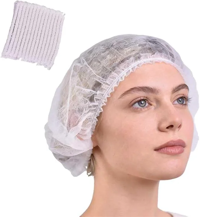 Durable 160 Pcs Disposable Bouffant Caps 21 Inch Stretch Disposable Hair Net Clean