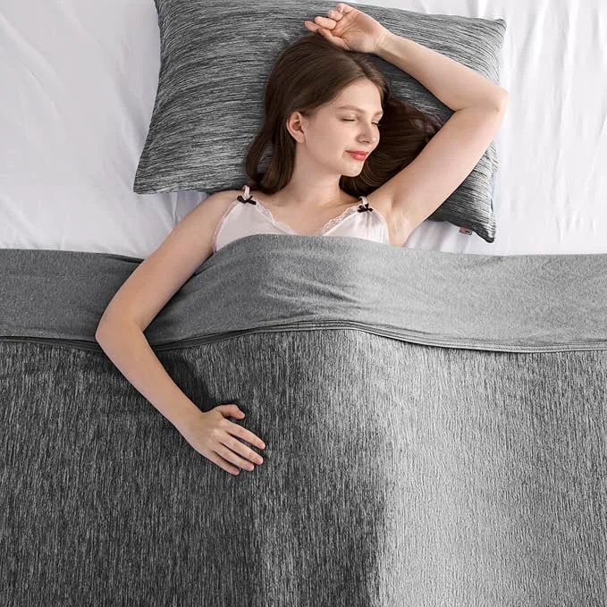 Durable Elegear Cooling Blanket Absorbs Heat to Keep Body Cool for Night Sweats Arc-Chill3.0 Cool Fiber Q-Max gt 0.5 for Hot Sleepers Lightweight Summer Cold Blankets for Sleeping 51 quot x 67 quot Smooth