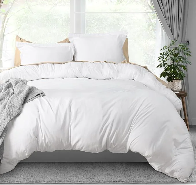 Verified Utopia Bedding Duvet Cover Queen Size - 3 Piece with Zipper Closure - 1 Comforter Cover 90X90 Inches amp 2 Pillow Shams 20X26 Inches White Comforter Not Included High-Grade