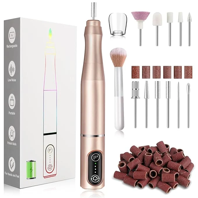 Environmentally Friendly TUOBEO Cordless Nail Drill Electric Rechargeable File Kit Professional Efile Original Design