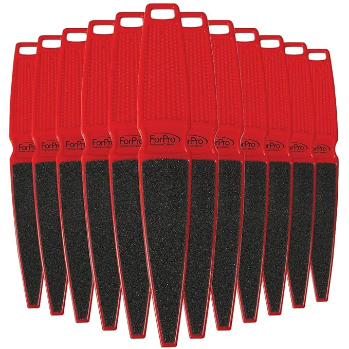 Lightweight ForPro Professional Collection Pedicure Paddle Foot File Double-Sided Foot File High-Grade