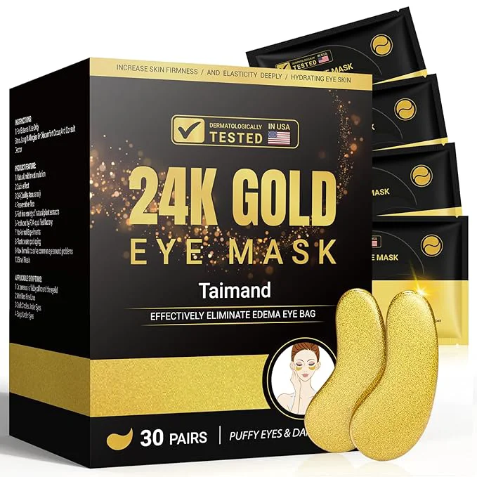Professional Taimand Under Eye Patches 24K Gold Under Eye Mask Clean