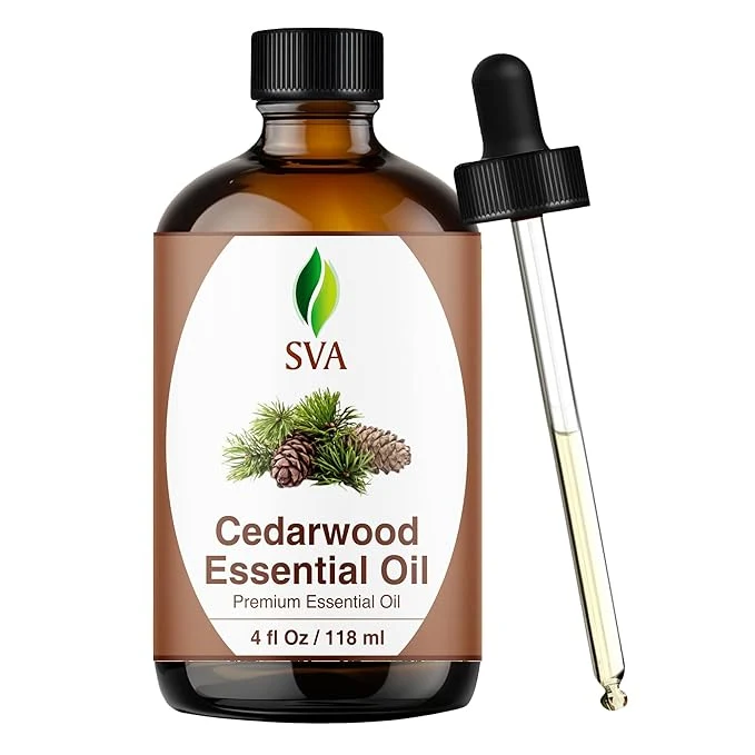 Elite SVA Cedarwood Essential Oil – 4 Fl Oz – Natural Cedar Cupressus Funebris Secure