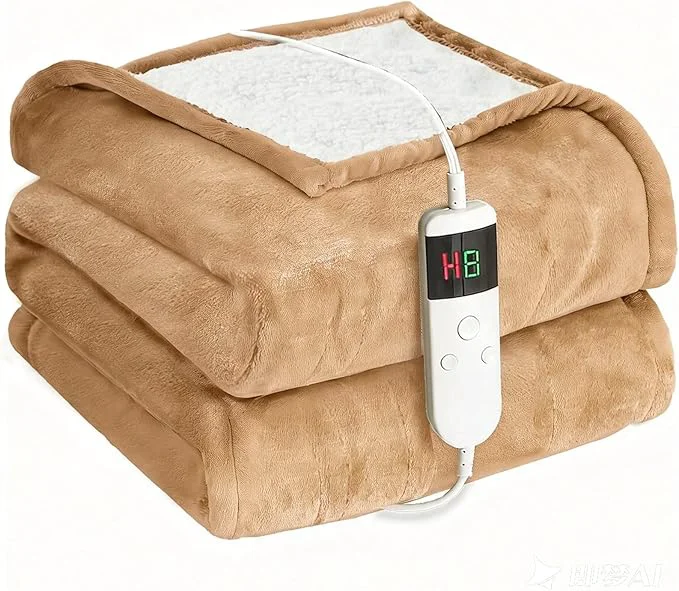 Reliable Electric Heated Blanket Twin Size 62 39 39 x84 39 39 -Control Heating Blanket Soft amp Warm Flannel 10-Level Temperature Control 8 Hours Auto Off Rapid Heating amp Overheat Protection Elegant