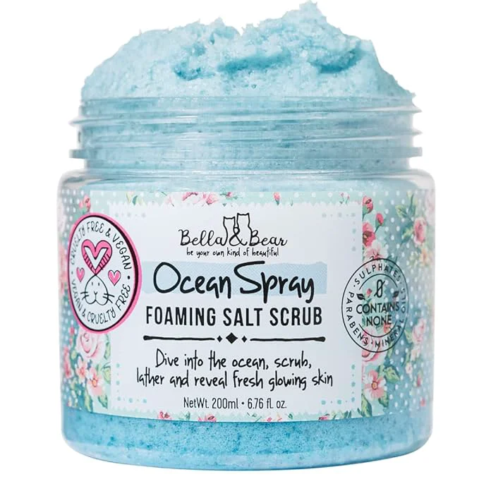 Comfortable Bella Bear Ocean Spray Scrub No Sulphates No Harmful Chemicals Cruelty- Fast