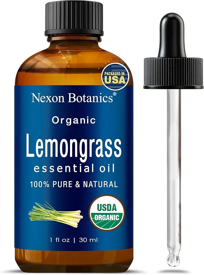Sophisticated Organic Lemongrass Essential Oil 30 ml Versatile