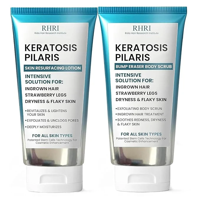 High-Quality KP Bump Eraser Body Set with 10 AHA Keratosis Pilaris Treatment Keratosis Relaxed
