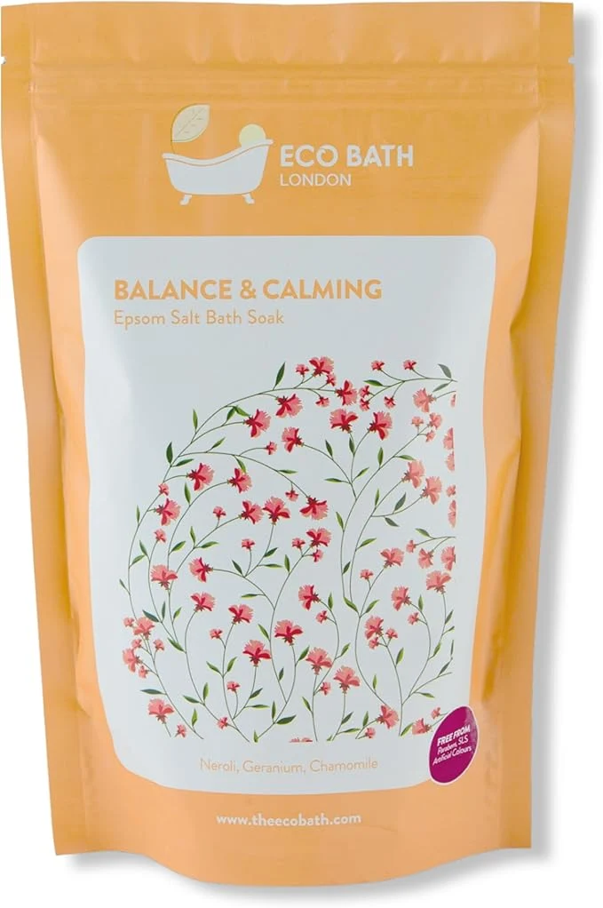 Prestigious Eco Bath London Balance and Calming Epsom Salt Bath Soak – Pouch 2.2 LB Made Outstanding