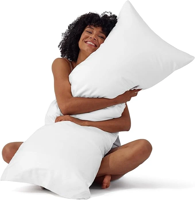 World-Class Bedsure Satin Body Pillow Pillowcase - Similar to Silk White Body Pillow Cover Case with Envelope Closure Cooling and Silky Long Pillowcase for Hair and Skin 20x54 Inches Smooth