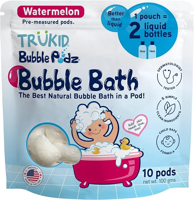 Fine TruKid Bubble Podz Bubble Bath for Kids Babies Tear Gentle Modern