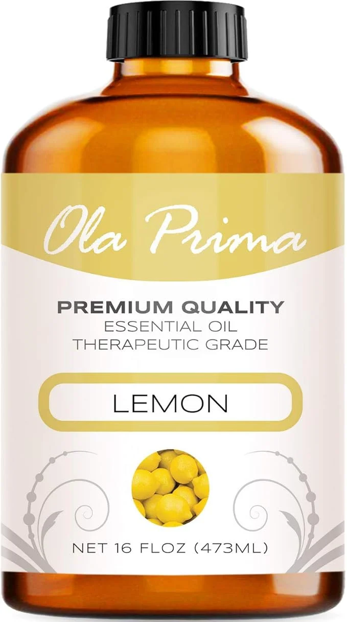 Comfortable Ola Prima Oils Lemon Essential Oil 16oz Bulk Essential Oil Convenient
