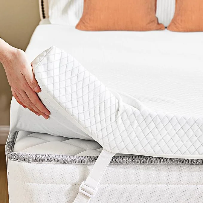 Sophisticated DUMOS 2 Inch Gel Memory Foam Mattress Topper Twin Size Cooling Breathable Comfy Mattress Pad for Pain Relief CertiPUR-US with Removable amp Washable Cover Dependable