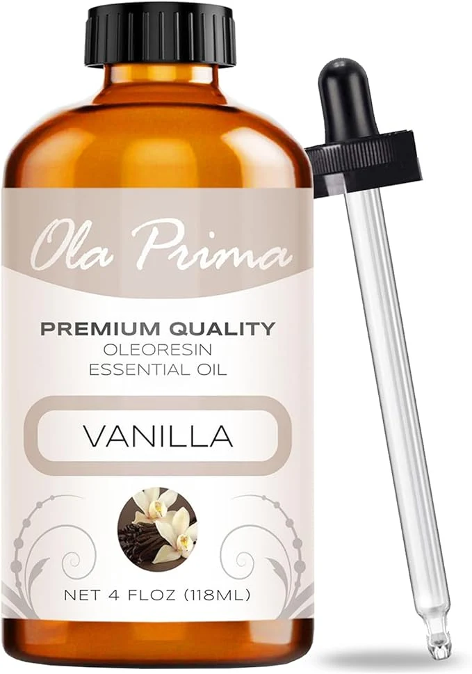 Genuine Ola Prima Oils Vanilla Essential Oil 4 oz Elegant