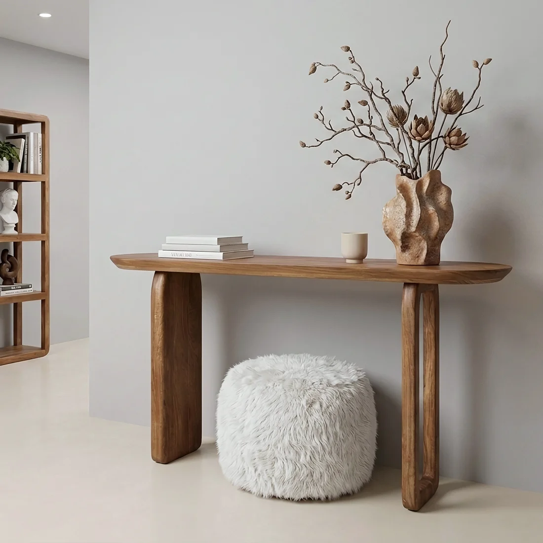 Reusable Bullnose console brown Fine Crafted