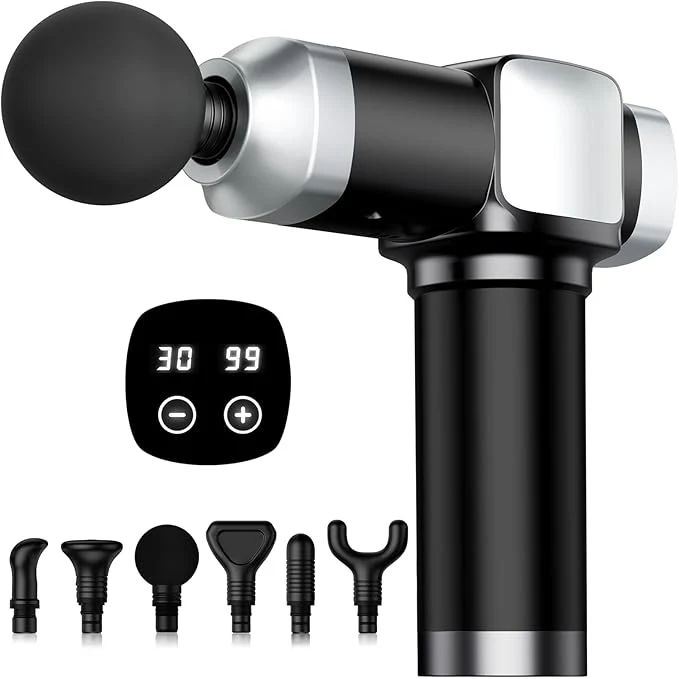 Selected Massage Gun Deep Tissue Portable Percussion Electric Muscle Massager Premium Material