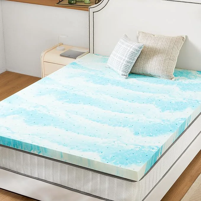 Selected Sweetcrispy Memory Foam Mattress Topper King 4 Inch Thick Gel Infused Cooling Toppers Pad for King Size Bed Sleeper Sofa RV Camper CertiPUR US Ventilated and Breathable Fast
