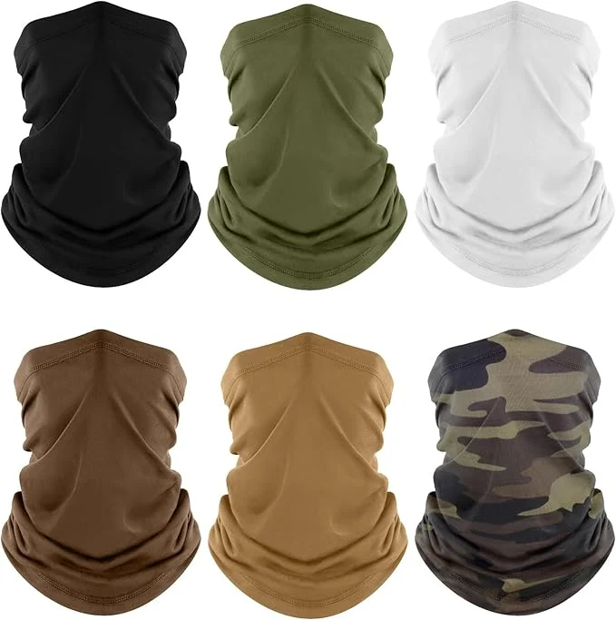 High-Quality Fuinloth Neck Gaiter 6 Pack Cooling UV Protection Bandana Face Mask Gator Scarf World-Class