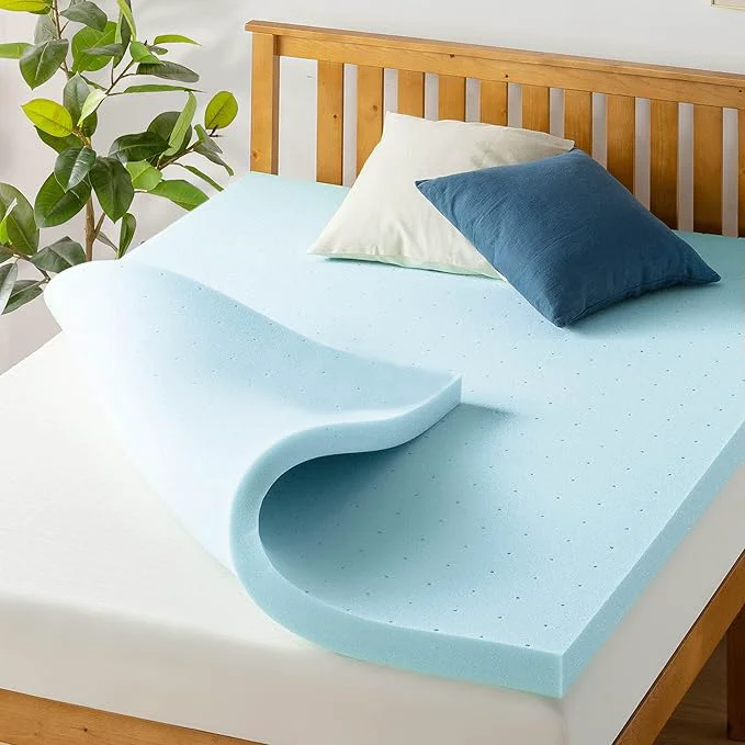 Sustainable Price Mattress 3 Inch Ventilated Memory Foam Mattress Topper Cooling Gel Infusion CertiPUR-US Dorm Essentials Full Crafted