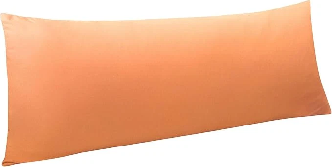 Green NTBAY Body Pillowcase - Brushed Microfiber 20x54 Pillowcase - Soft Wrinkle- Fade-Resistant Stain-Resistant Pale Orange Body Pillow Cover with Envelope Closure - 20x54 Inches Pale Orange Genuine