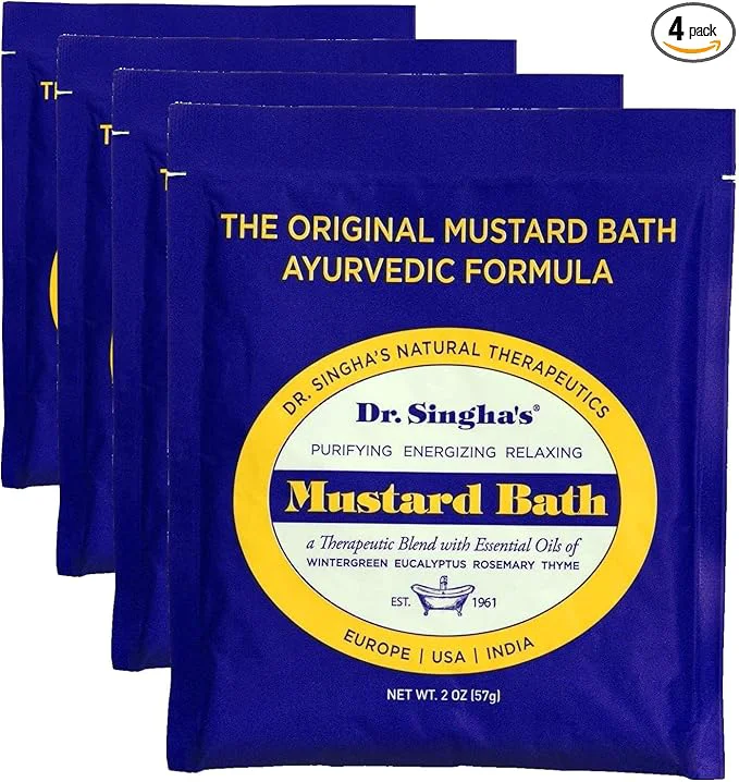 Safe Dr. Singha's Mustard Bath Therapeutic Bath Salts 2 Oz Selected