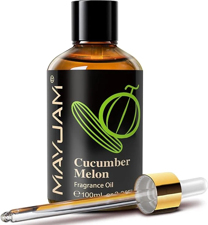 Detailed MAYJAM 100ML 3.38FL.OZ Cucumber Melon Fragrance Oils Eco-Friendly