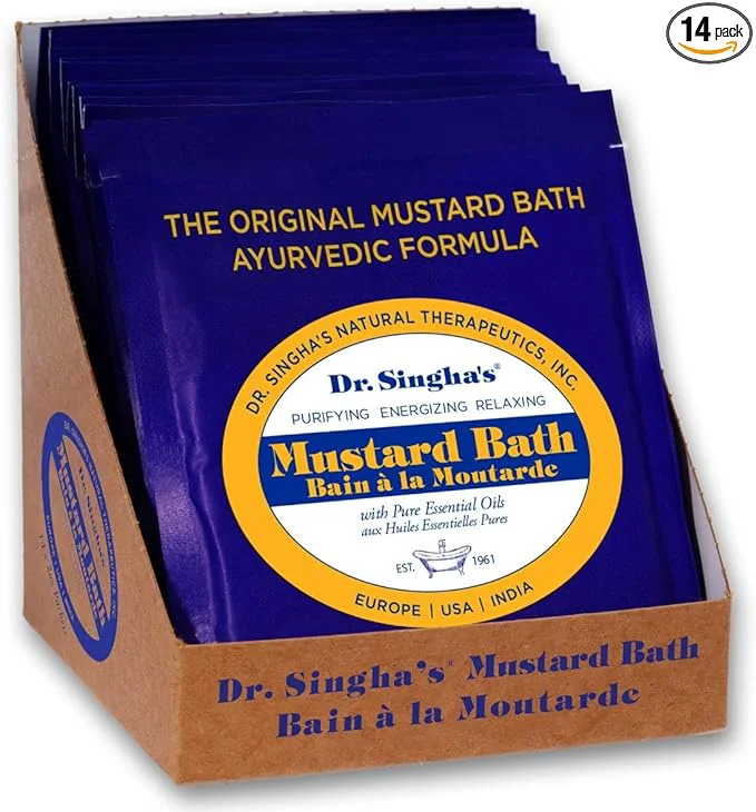 Consistent Dr. Singha's Mustard Bath Therapeutic Bath Salts Secure