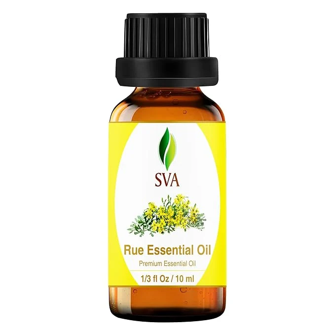 Sophisticated SVA Rue Essential Oil – 1 3 Fl Oz – Natural Rue Oil Luxury
