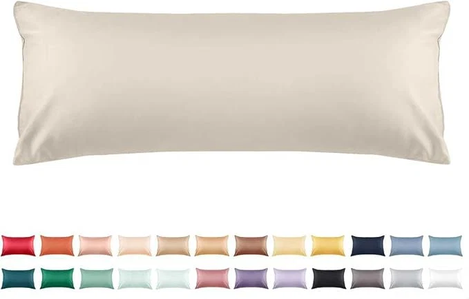 Exclusive Warmstar Cotton Body Pillow Cover 1 Pack 600 Thread Count Body Pillow case 20 quot x54 quot Soft Breathable with Envelope Closure Ivory White Practical
