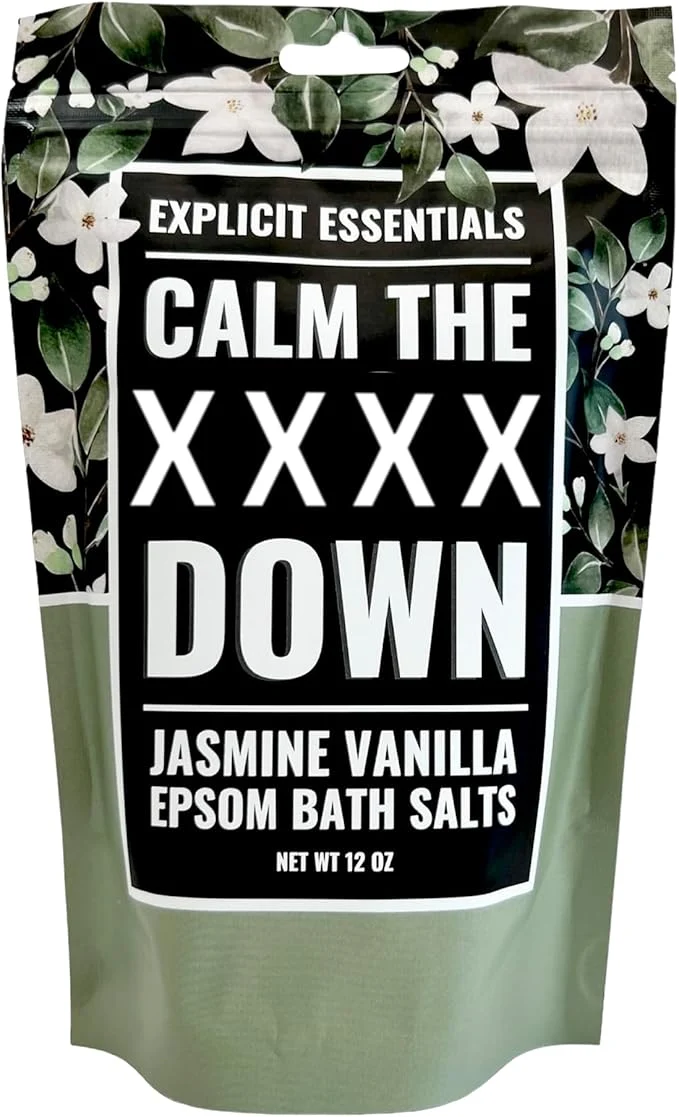Selected Explicit Essentials Jasmine Vanilla Epsom Bath Salts Relaxation Blend Exclusive