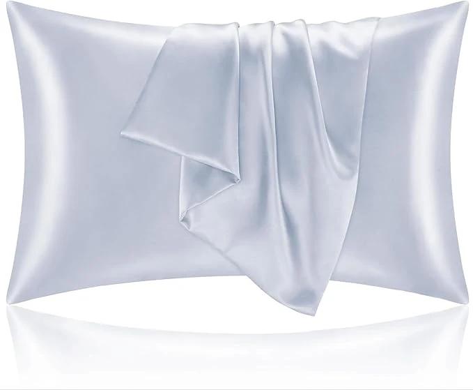 Responsible BEDELITE Satin Pillowcase for Hair and Skin Super Soft and Cooling Similar to Silk Pillow Cases 2 Pack with Envelope Closure Gift for Women Men 20 quot x36 quot King Size Evening Haze Green