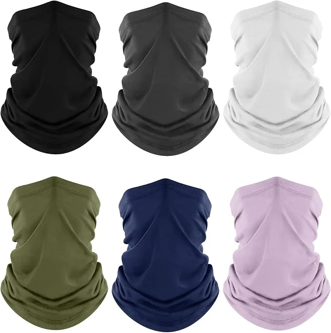 Optimized Fuinloth Neck Gaiter 6 Pack Cooling UV Protection Bandana Face Mask Gator Scarf Sophisticated