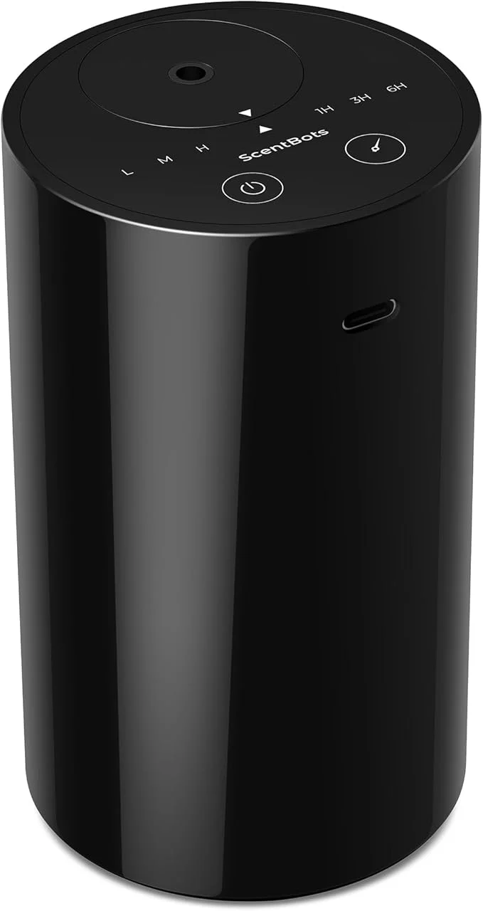 Trendy Waterless Essential Oil Diffuser Battery Operated Aromatherapy Diffuser Relaxed