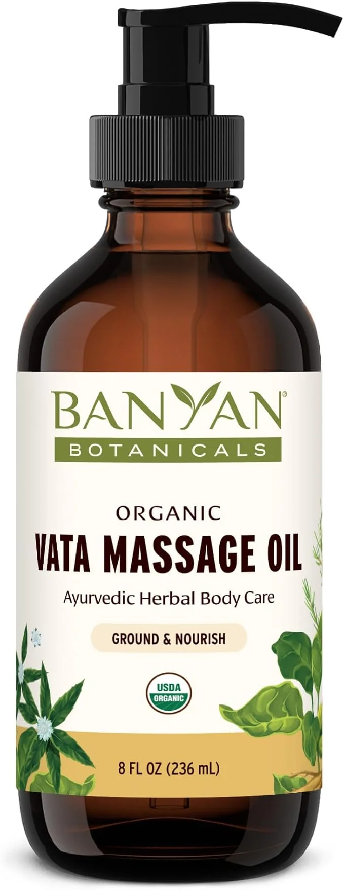 Expertly Made Banyan Botanicals Vata Massage Oil – Organic Herbal Massage Oil Quality