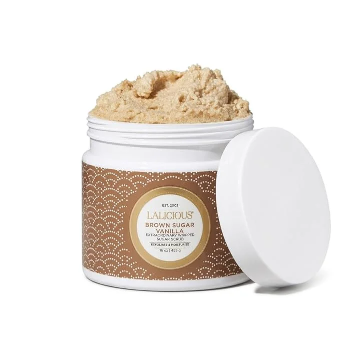 Superior LALICIOUS Brown Sugar Vanilla Exfoliating Moisturizing Body Scrub Coconut Durable