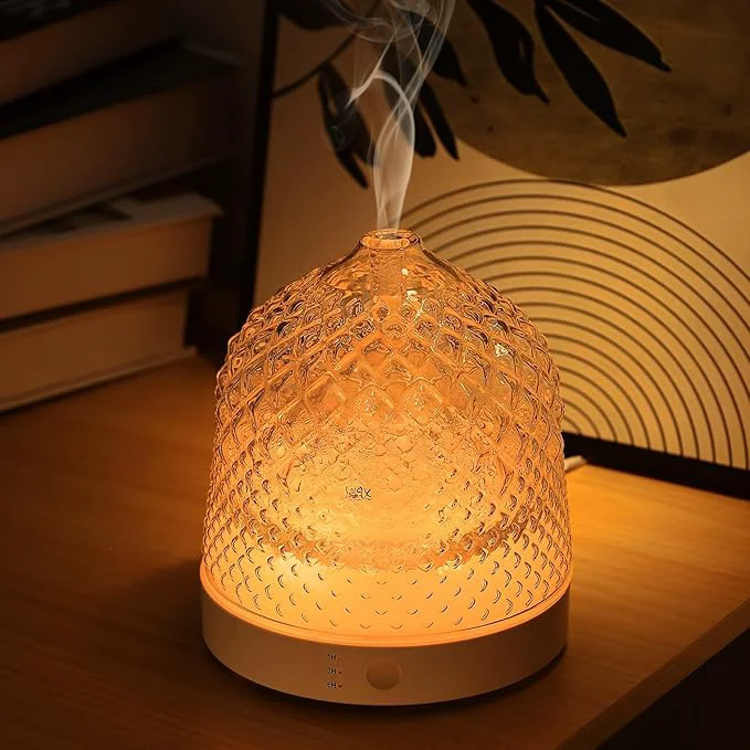 Sophisticated Lecdura Glass Essential Oil Diffuser 200ml Ultrasonic Aroma Diffusers Next-Generation