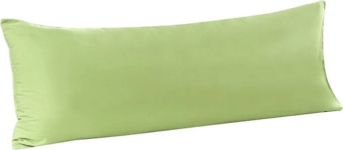Crafted FLXXIE Body Pillow Cover - Super Soft Microfiber 20x54 Body Pillow Case - Envelope Closure Wrinkle Stain Resistant 20x54 Long Pillowcase Sage Green Classic
