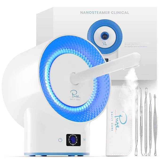 Consistent Pure Daily Care NanoSteamer Clinical 10-in-1 Smart Dermatologist Grade Ionic