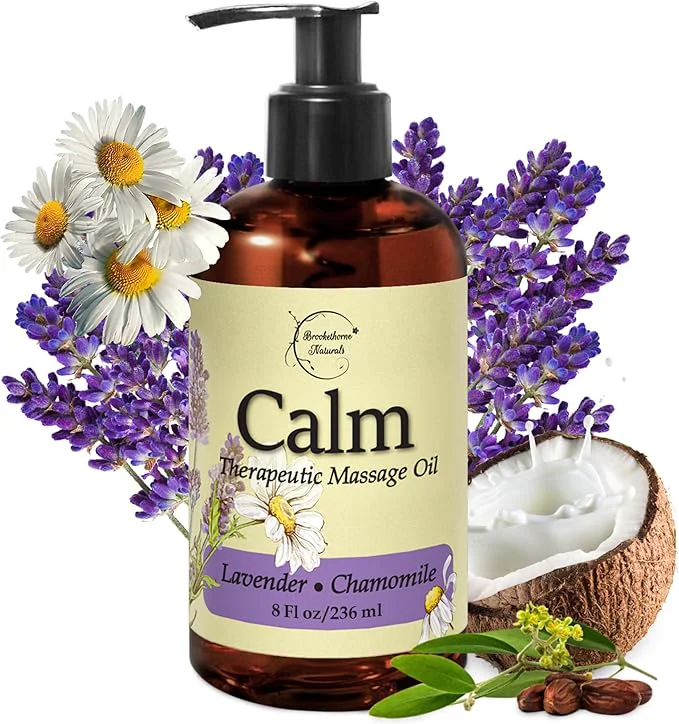 Original Design Calm Massage Oil for Massage Therapy Minimalist
