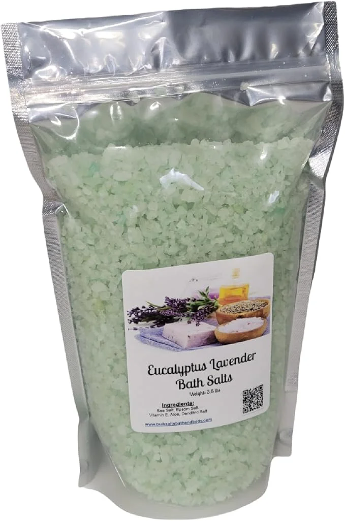 Detailed Bath Salts 4lb Bag Choose Your Scent Epsom Salt Sea Salt Bathing Smart