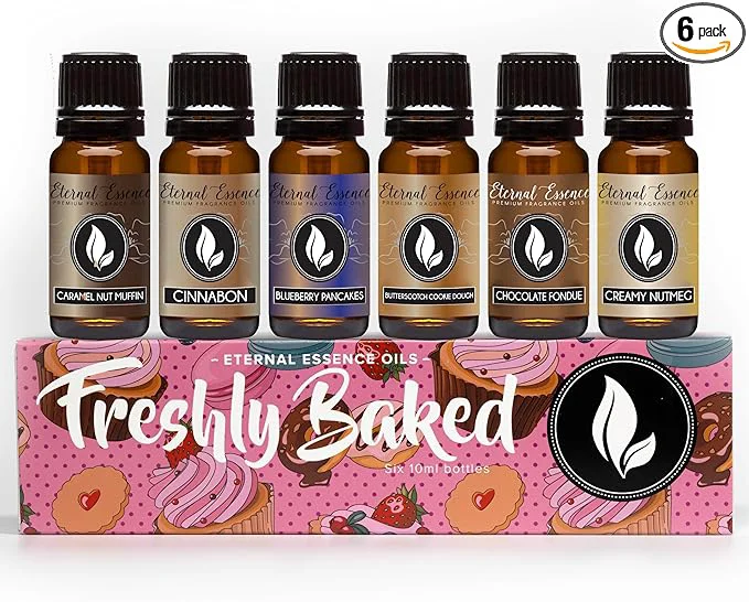 Outstanding Eternal Essence Oils Freshly Baked Set of 6 Premium Fragrance Oils Breathable