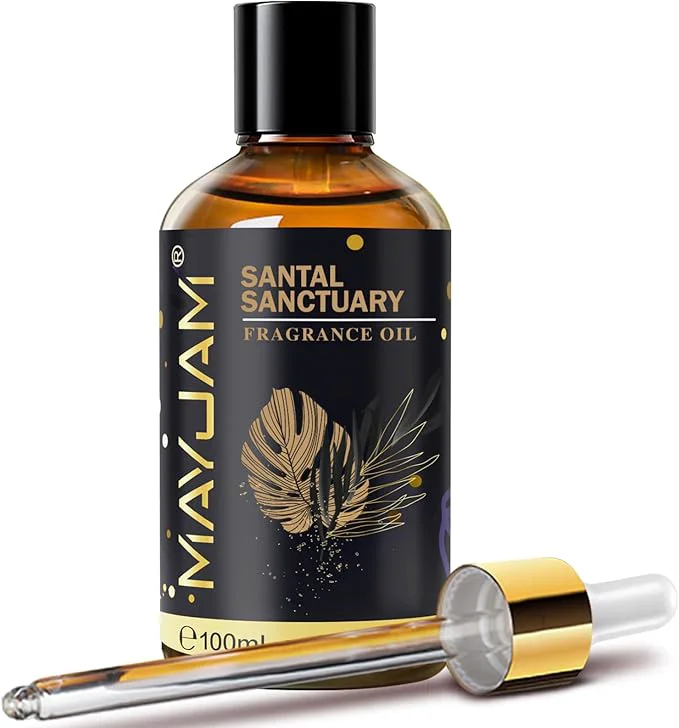 Elegant Santal Sanctuary Fragrance Oil Essential Oil MAYJAM 3.38FL.OZ Santal Sanctuary Outstanding
