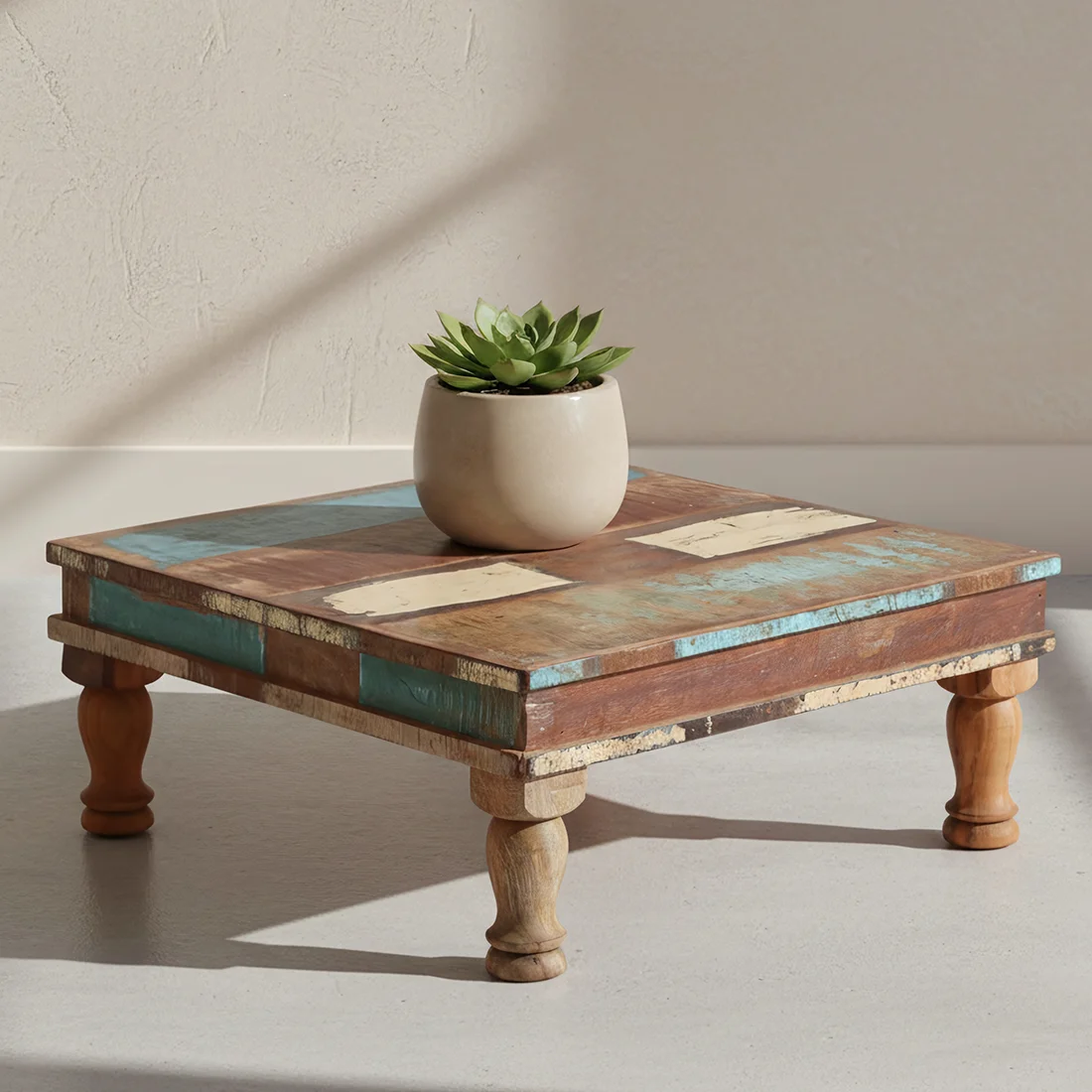 Efficient Scrapwood pata table large Certified