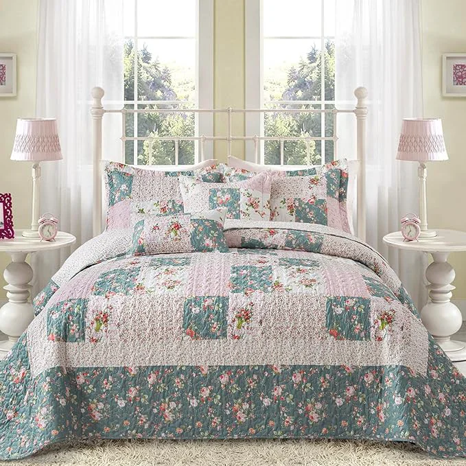 Modern BEDIFANY French Style King Size Quilt Set Pure