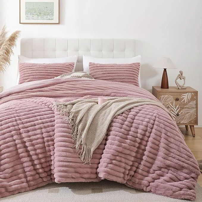 Responsible Smoofy Fluffy Twin Comforter Sets 2 Pieces Modern