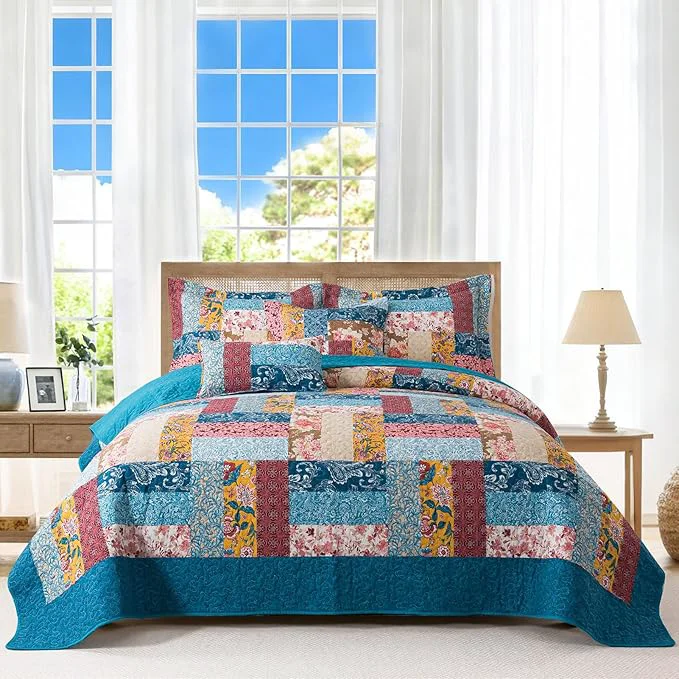 Safe BEDIFANY Cotton King Quilt Set Exclusive