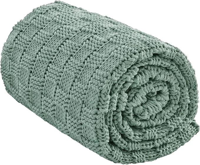 Innovative Knitted Weighted Blanket for Adult No Beads Heavy Blanket 50 x 60'' 5lbs Effective